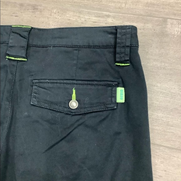 Women's Orage 5 S Small Shorts Black Bermuda Chino Khakis Stretch Skateboard - Picture 7 of 10